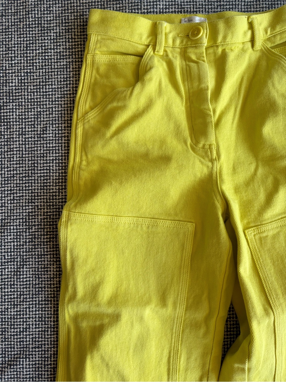 Wilfred Le Fou Yellow Cargo Crop 2
